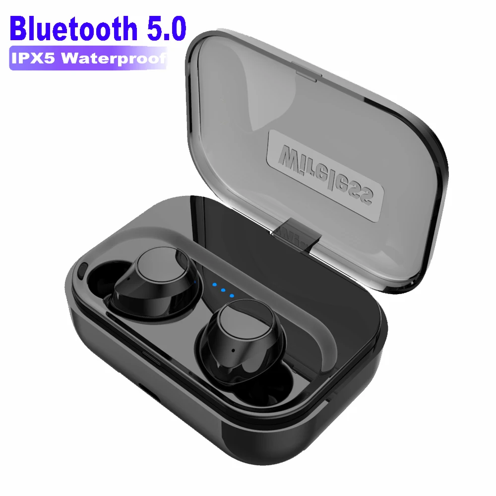 TWS 5 0 Bluetooth беспроводные наушники сенсорная гарнитура стерео с микрофоном