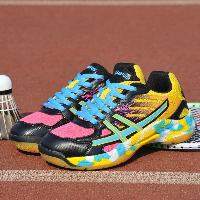 Кроссовки детские для бадминтона спортивная обувь Нескользящие цвет в