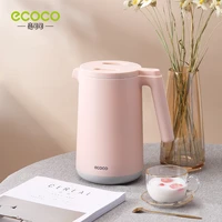 ecoco 1 4l cute insulated vacuum flask water bottle for daily life household necessities water thermos vacuum flask