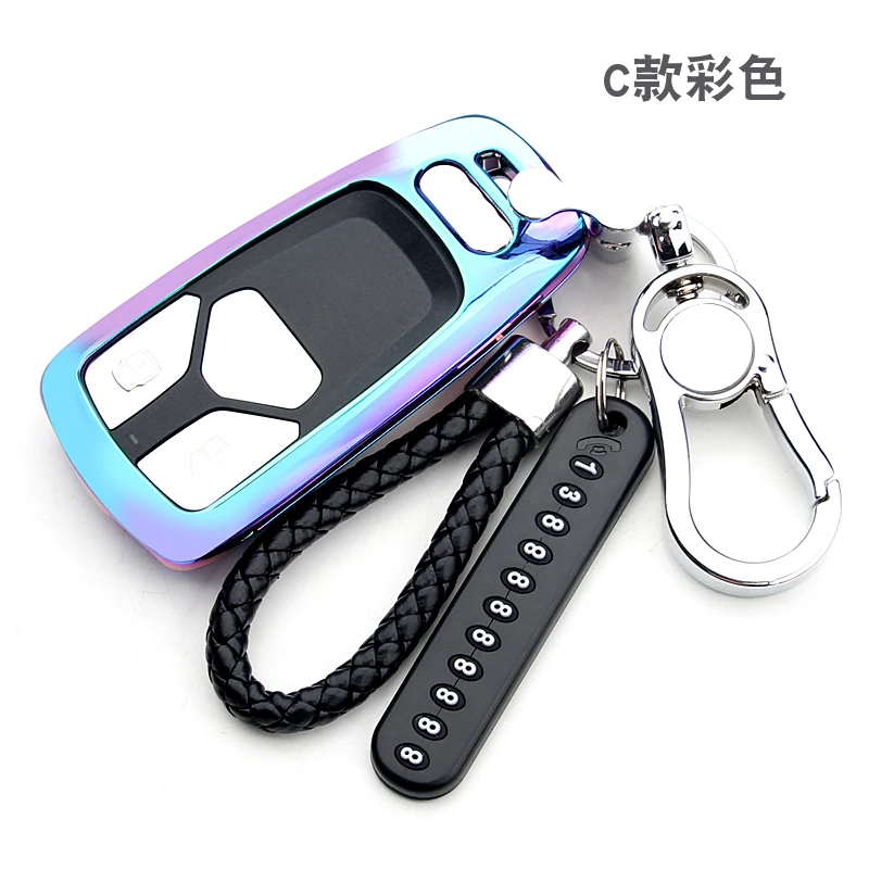 

Car Styling Smart Cover Case For Audi A4 New A4L A5 A6L QT S5 S7 Q7 TTS Auto Protection Key Shell Accessories