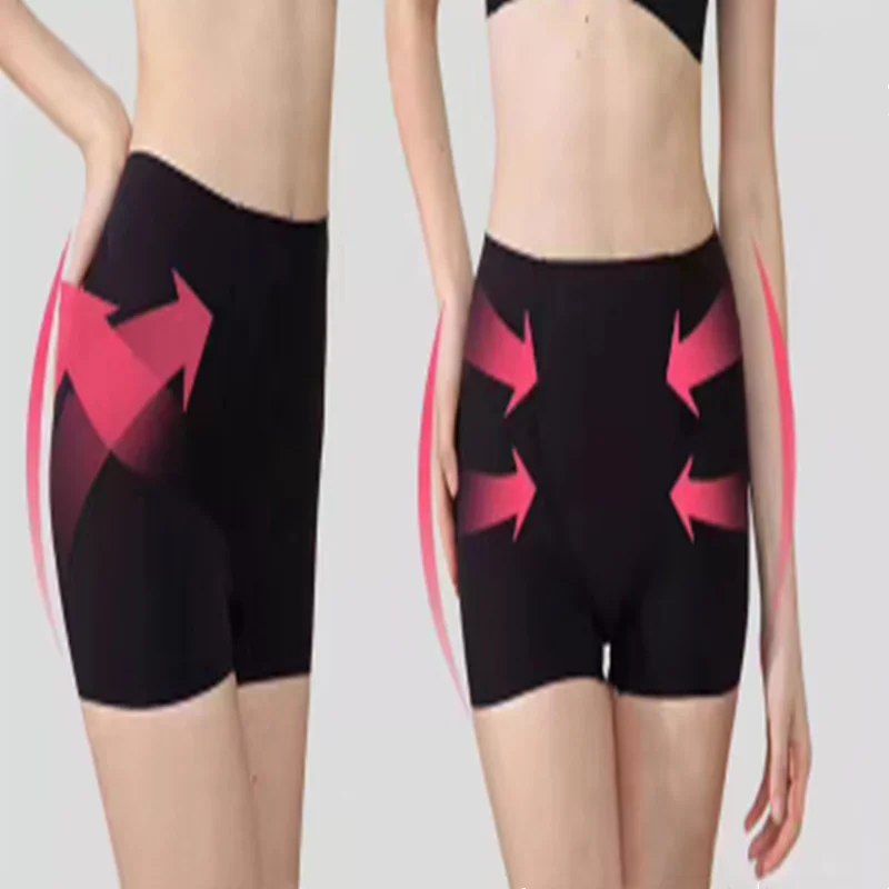 

Belly pants peach no trace cross safety pants hip lifting women's body shaping pants pelvic correction shaping pants