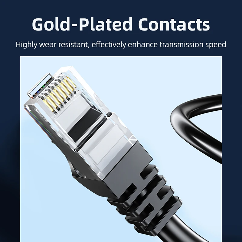 Кабель Essager Ethernet CAT6 1000 Мбит/с 250 Гц CAT 6 сетевой Интернет Lan шнур для настольного ТВ
