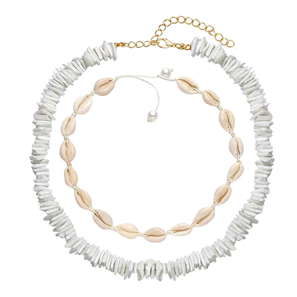 Гавайский жемчуг морской ракушки чокер ожерелье из жемчуга s Подвески в виде