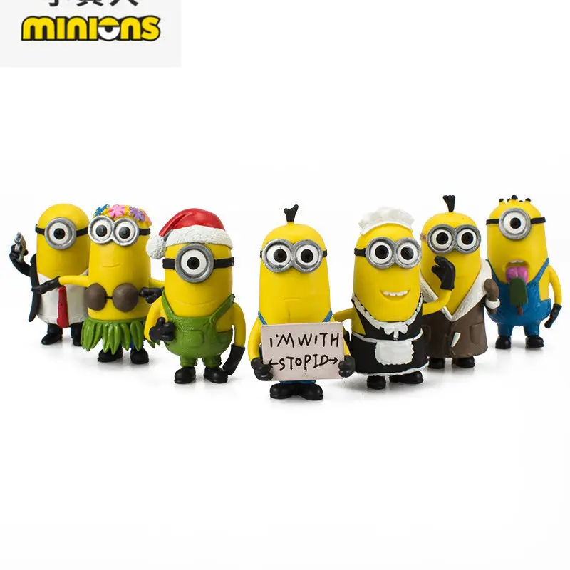 

Minions Cute Little Yellow Man Car Decorations In The Car Center Console Decorations Cartoon Thief Daddy Doll Doll