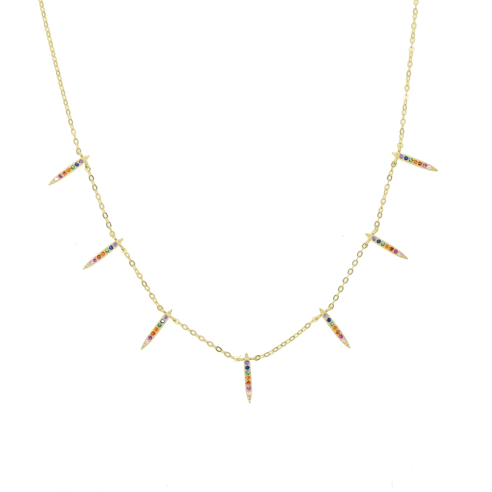 Романтичное женское ожерелье из серебра 925 пробы популярная модная цепочка