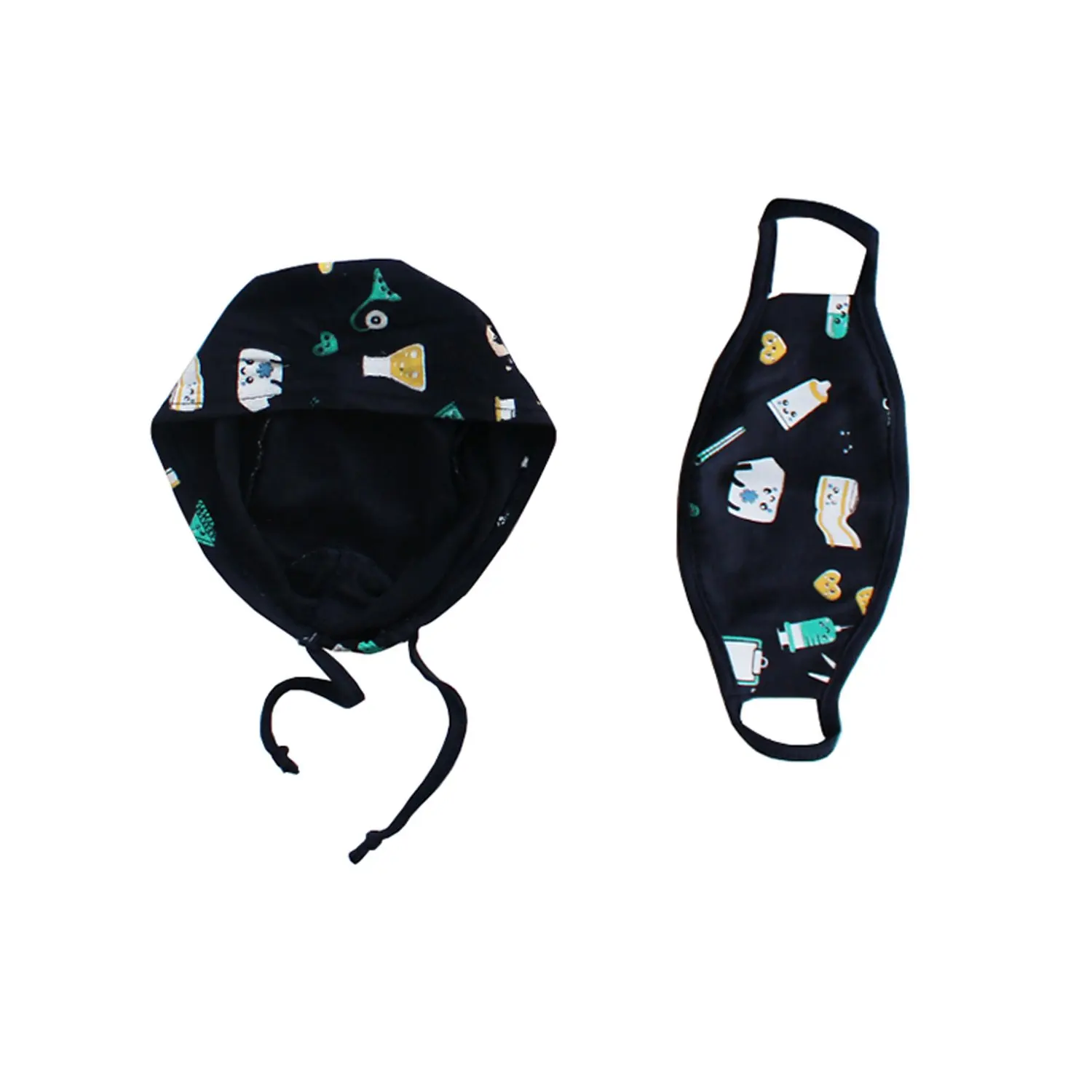 

Green Doctor Modeled Laci Mask and Boneli Male Child Suit