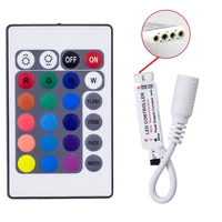 dc12v 24 keys led controller rgb ir remote controller for 5050 3528 rgb led strip light rgb remote dhl with battery