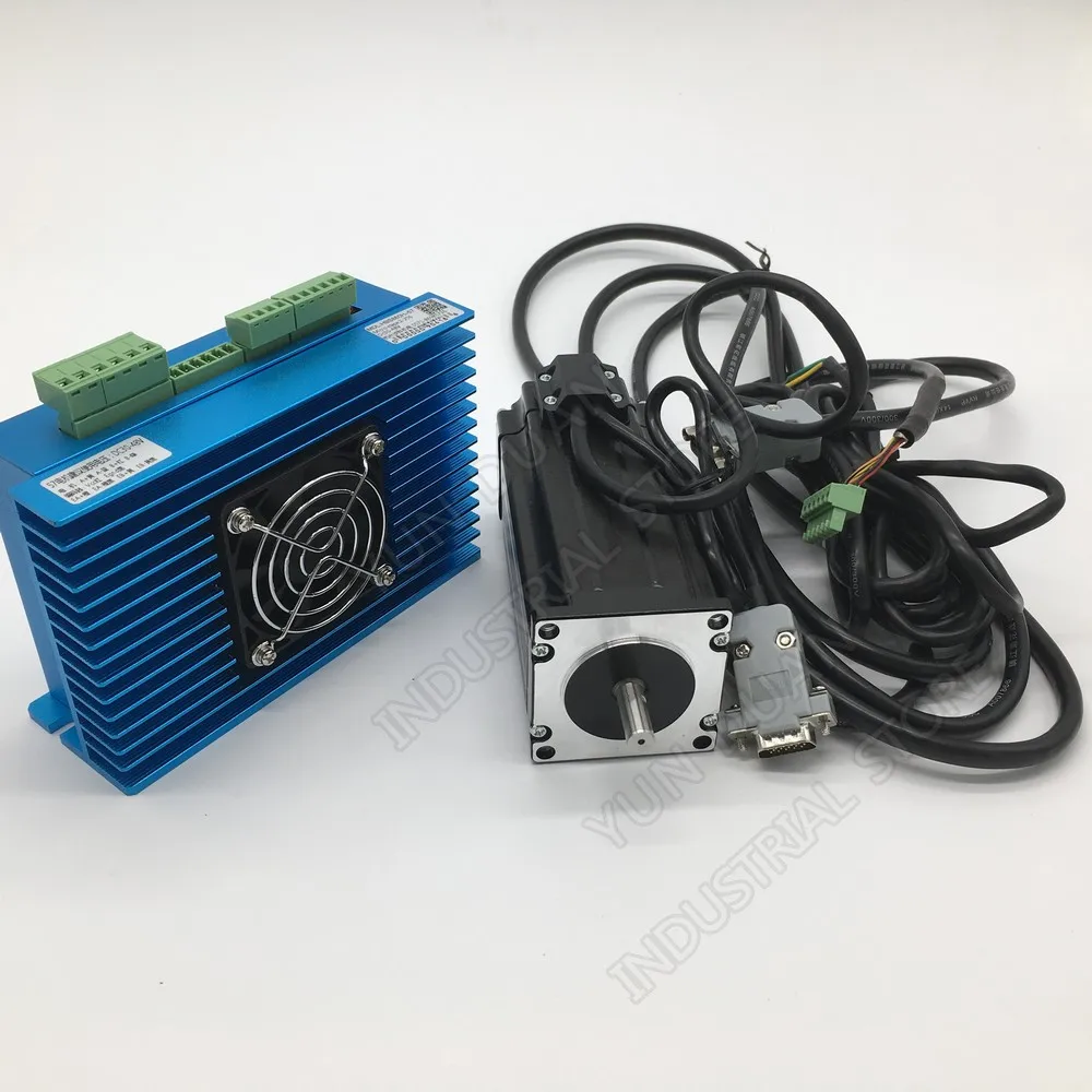 Драйвер шагового двигателя Nema23 с замкнутым контуром и охлаждающим вентилятором