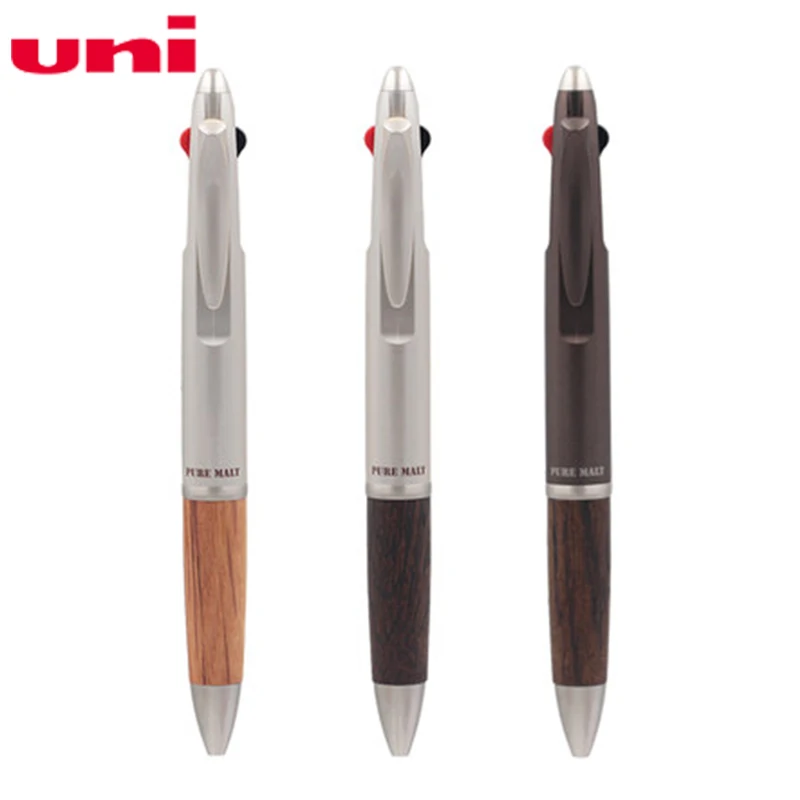 1PCS UNI Multifunctional Pen MSXE3-1005 Centennial Oak Handshake Three-Function Ballpoint Pen 0.7MM+0.5MM Pencil