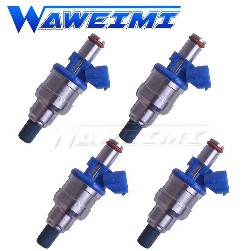 WAWEIMI 4 Pcs 195500-1970 Fuel Injector Nozzle OEM 195500-1970 For Mazda 1.6 2.2 MX3 MX5 MIATA 626 929 MX6 1.6L 2.2L
