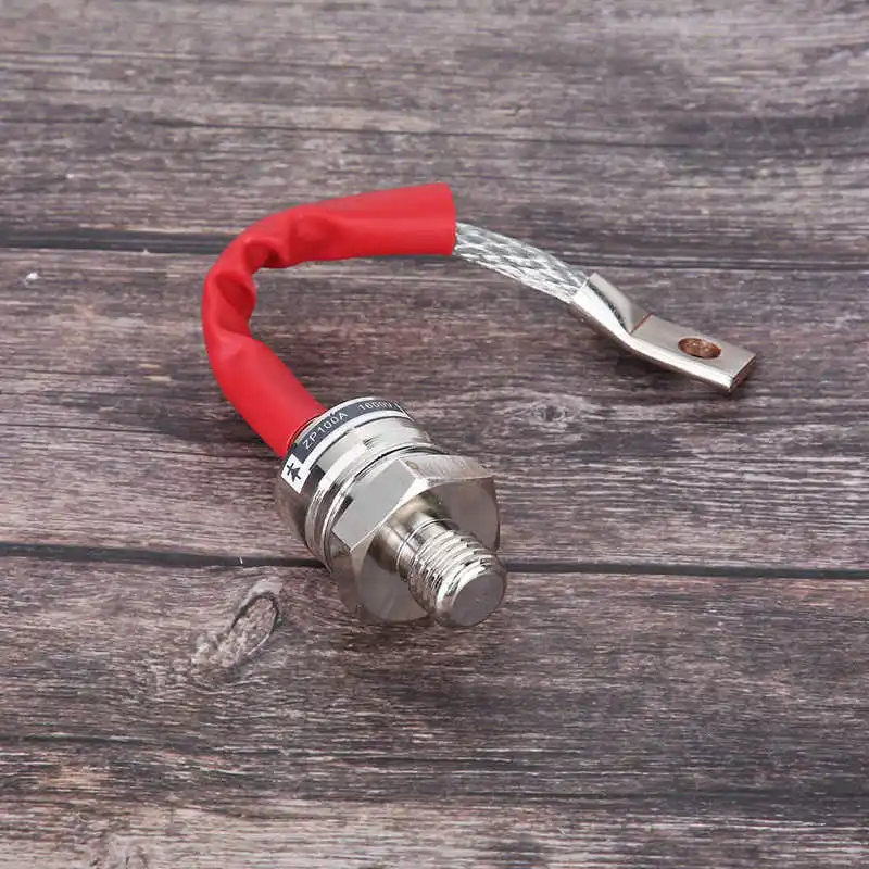

1pc 1600V ZP100A Spiral Type Power Stud Rectifying Rectifier Diode 16mm Thread Diodes