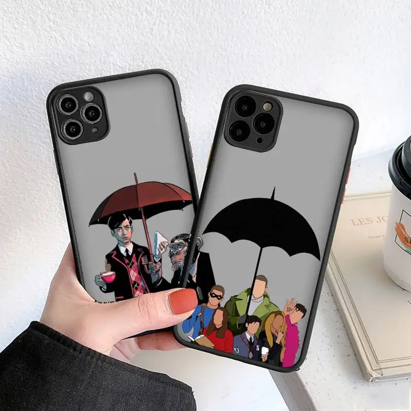 

The Umbrella Academy number five Phone Case matte transparent For iphone 7 8 11 12 plus mini x xs xr pro max cover
