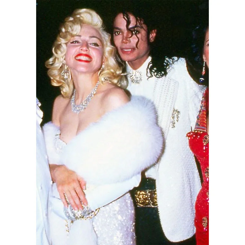 

Алмазная живопись «сделай сам» 5D с квадратными/круглыми стразами, Мадонна и Майкл Джексон, вышивка крестиком, картины Стразы