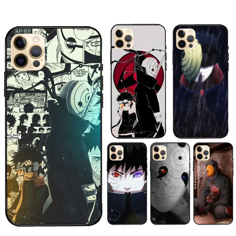 Чехол Uchiha Obito Akatsuki для iPhone 11 Pro Max 12 mini X XS XR 7 8 Plus SE 2020 чехол | Мобильные телефоны и