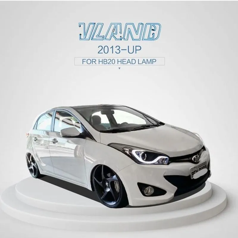 VLAND завод для автомобильных фар для HB20 2013 головная лампа и сигнал поворота+ DRL+ обратный свет+ Play and Plug