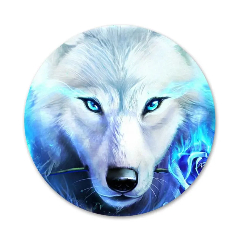 Значки &quotВолк&quot значки &quot металлические для телефона|Значки| |