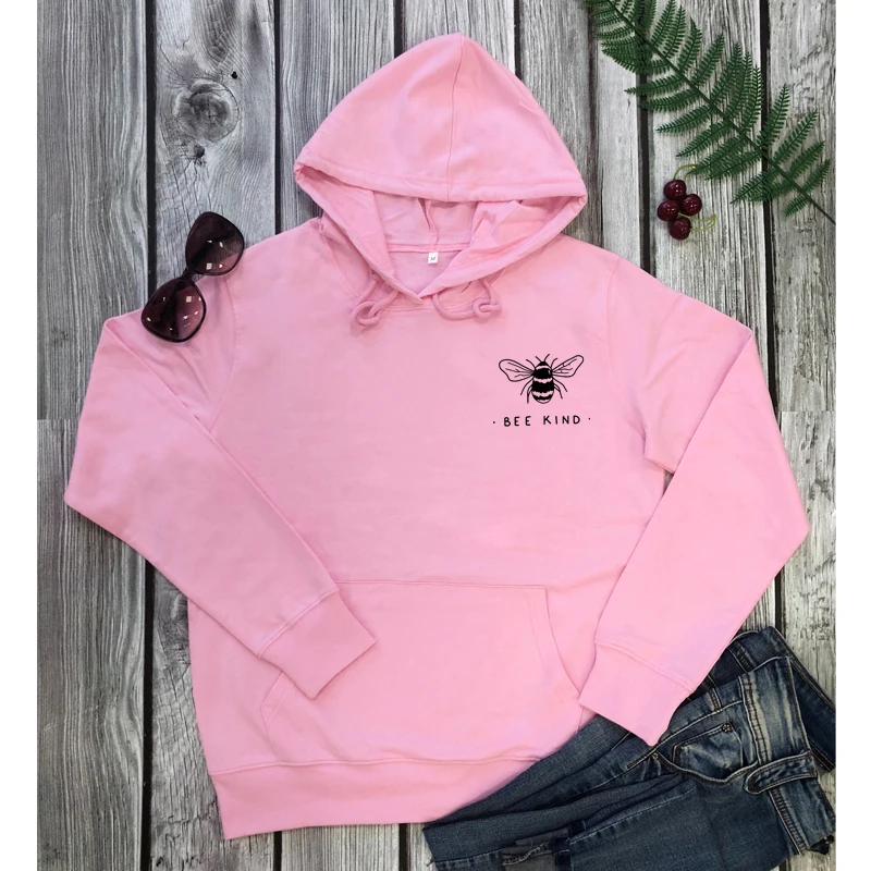 Женская толстовка с длинным рукавом круглым вырезом принтом пчелы размера плюс