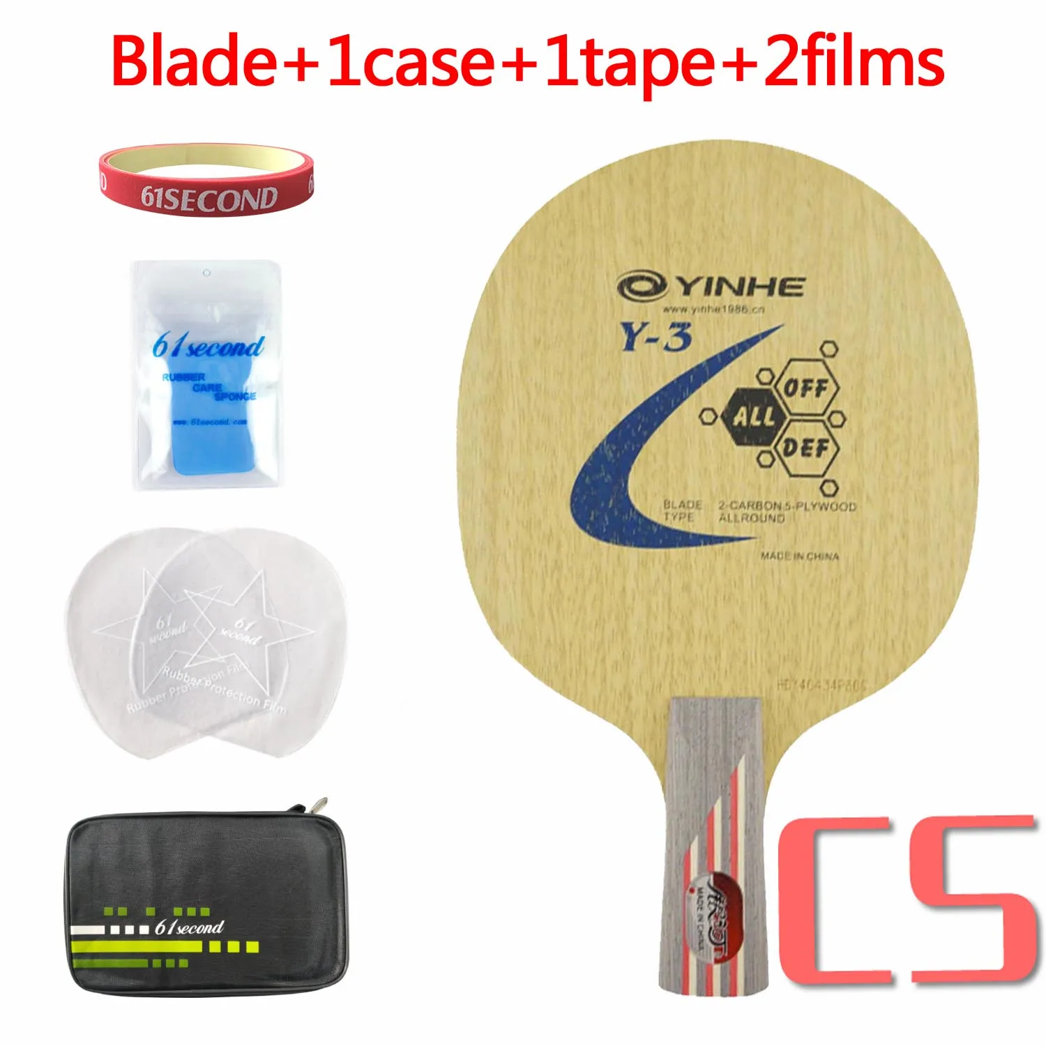 CS with F 1case Yinhe Млечный Путь галактика Y-3 Y3 Y 3 настольный теннис пинг понг лезвие - Цвет: CS with F 1case
