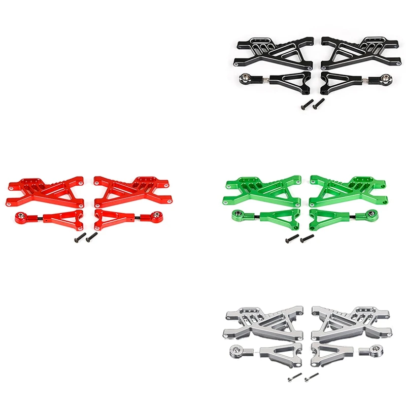 

CNC Metal Rear Suspension A Arm Set for 1/5 HPI Rovan KM Baja 5B SS 5T Rc Car Toys Parts