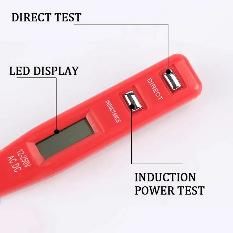 Электрический индикатор Напряжение метр Цифровой вольтметр 12V-250V розетки