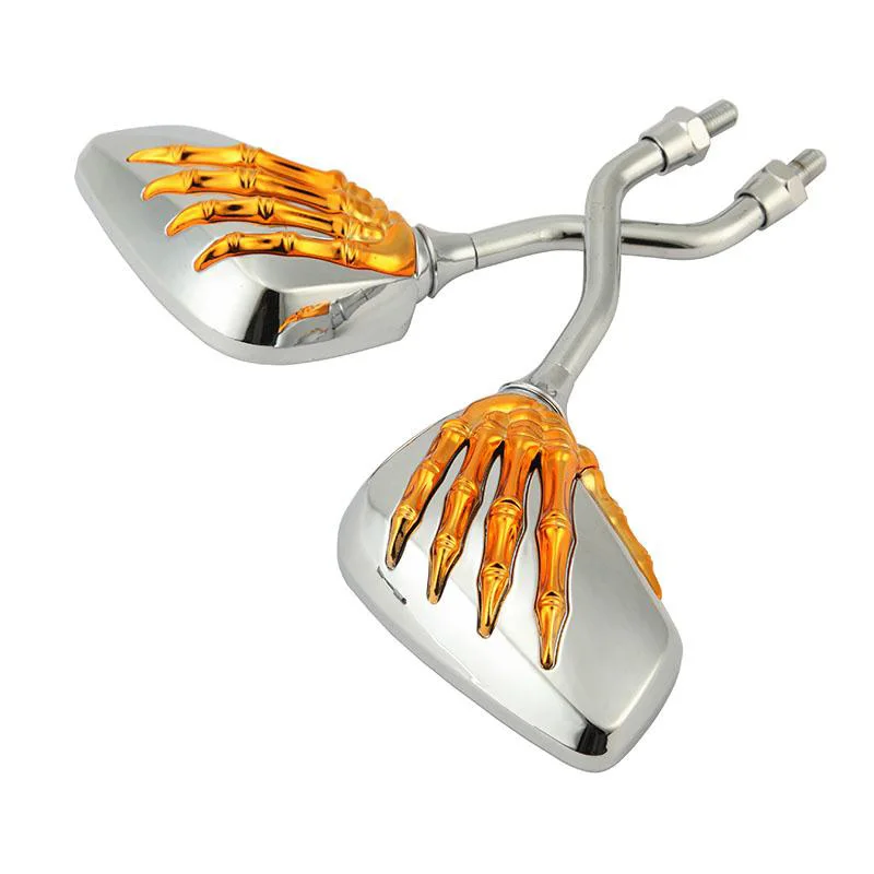 1 пара мотоциклетных зеркал заднего вида с черепом для Kawasaki Vulcan VN 700 750 800 900 1500 1600 1700