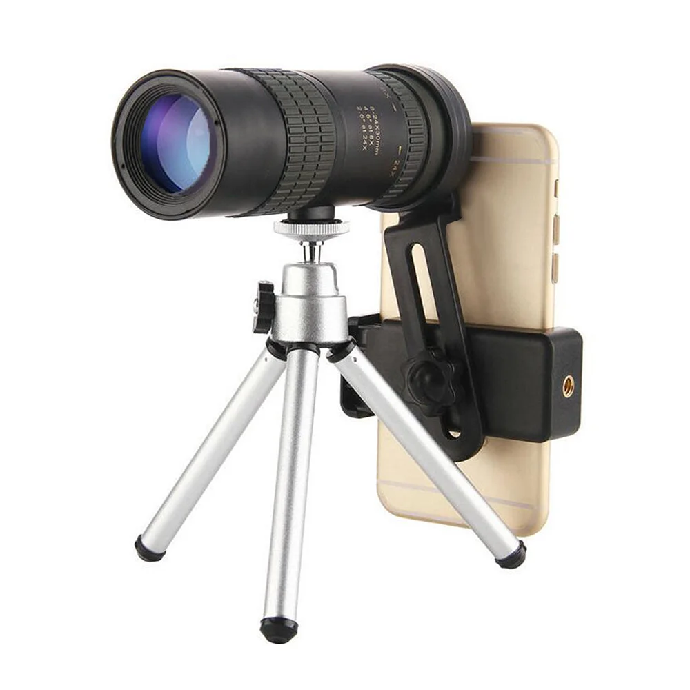 8 40x40 монокулярный телескоп для смартфона компактный выдвижной зум