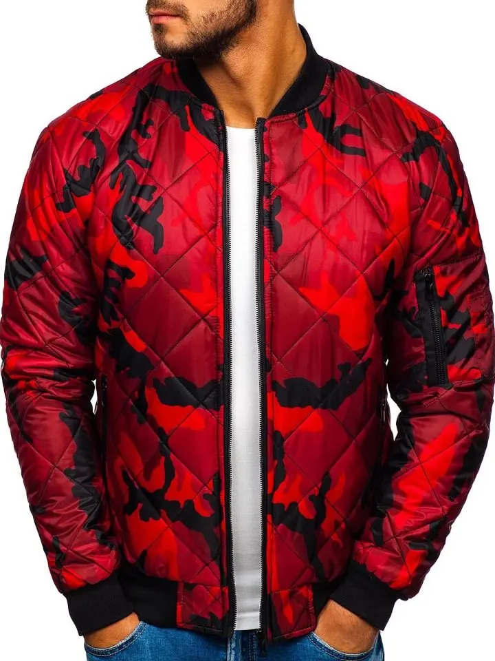 

Winter Men Warm Jackets Parka Camouflage Color Outwear Slim Fit Men's Long Sleeve Cotton Padded Jacket Male Casual Parkas Coats