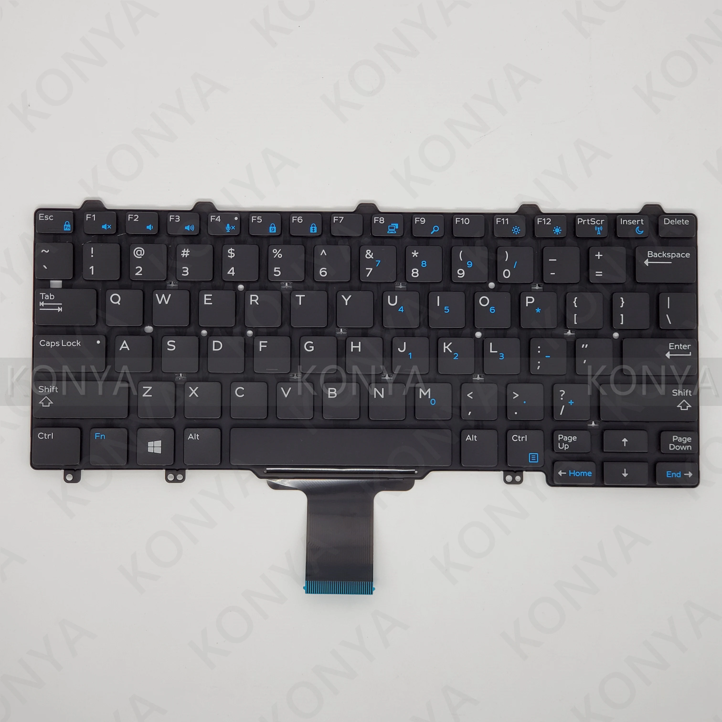 US клавиатура с подсветкой для Dell Latitude E5270 E7270 7275 XPS 12 9250 MJ8HY 0MJ8HY XCD5M 0XCD5M