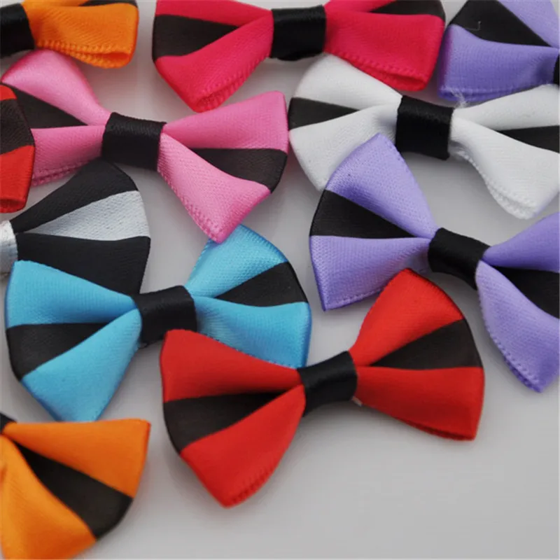 

40 шт. атласная лента с бантом цветы «сделай сам» свадебные аппликации A98