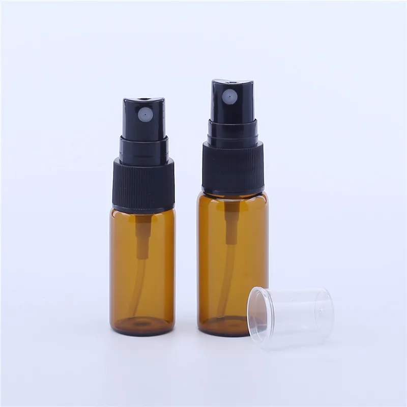 500pcs 5ml 10ml 15ml 20ml Glass Spray Empty Perfume Atomizer Bottle Small Test Tube Amber Vials | Красота и здоровье