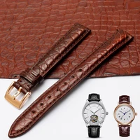 alligator leather watchband small womens watch chain black brown 12mm 13mm 14mm 15mm 16 17mm for armani f iyta wristband strap