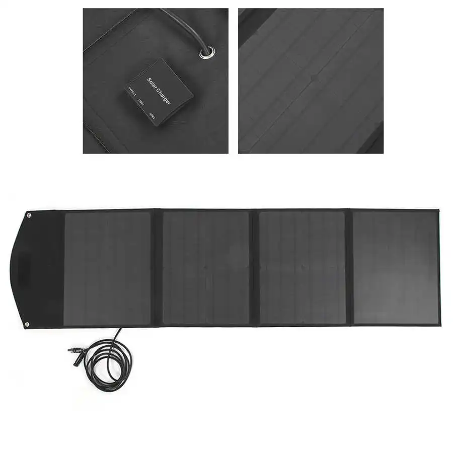 emniyet kemeri arnes de seguridad trabajo 100W 18V Foldable Solar Bag USB Port Flexible Monocrystalline Charger for Mobile