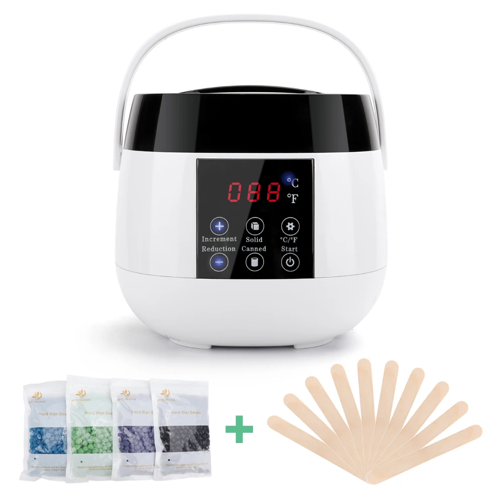 

Hair Removal Tool Smart Professional Warmer Wax Heater SPA Hands Feet Epilator Depilatory Skin Care Paraffin Wax Machine Kit