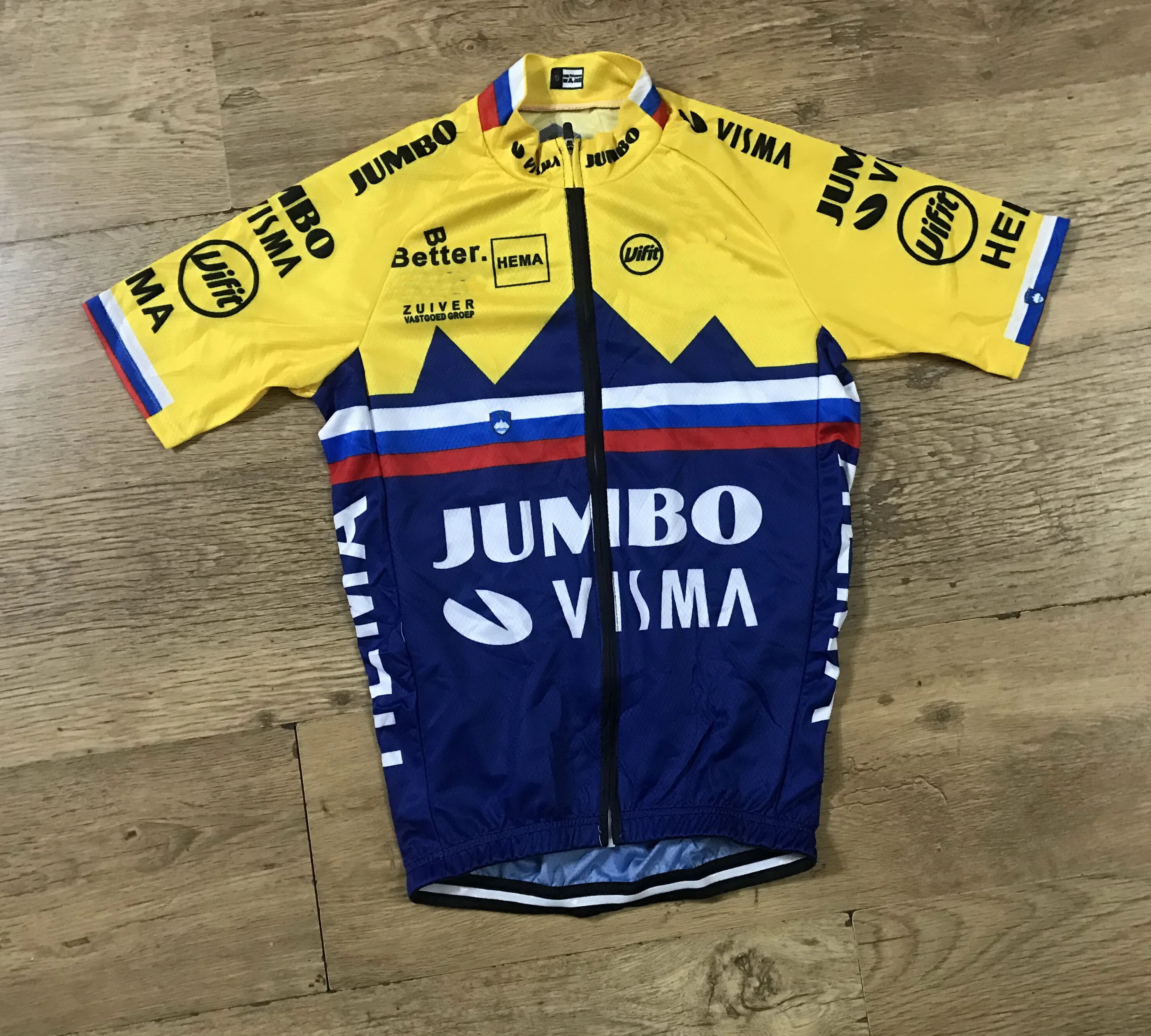 

2020 Jumbo Visma Team Roglic Men's Only Cycling Jersey Short Sleeve Bicycle Clothing Quick-Dry Riding Bike Ropa Ciclismo