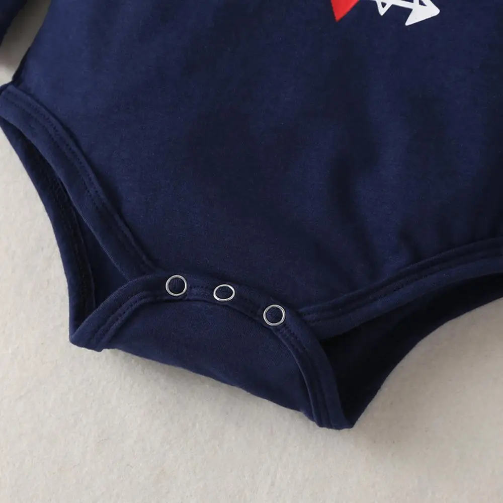 Комплект одежды для маленьких мальчиков из 3 предметов: боди с принтом HELLO WORLD и