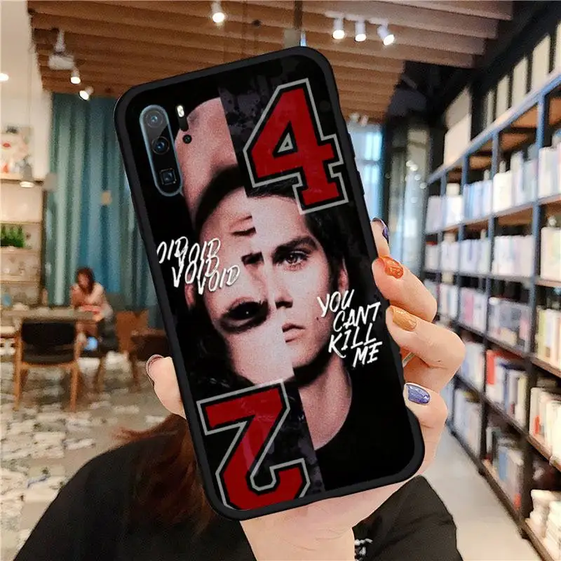 

Dylan O'Brien Teen Wolf cool Phone Case For Huawei honor Mate P 9 10 20 30 40 Pro 10i 7 8 a x Lite nova 5t Soft silicone funda