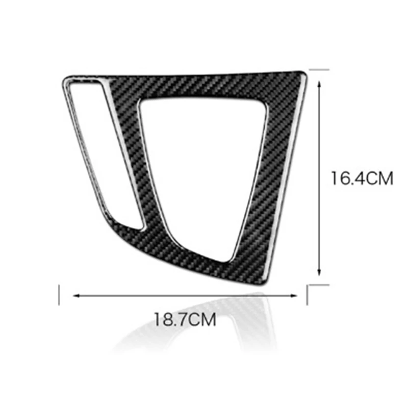 Car Carbon Fiber Center Console Gear Trim Panel Interior Accessories for 3 4 Series GT F30 2013-2018 | Автомобили и мотоциклы