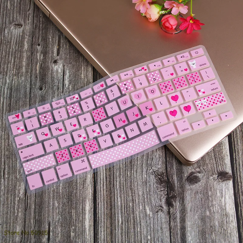 Защитная крышка для клавиатуры с английской раскладкой MacBook Pro 13 15 17 дюймов (с или