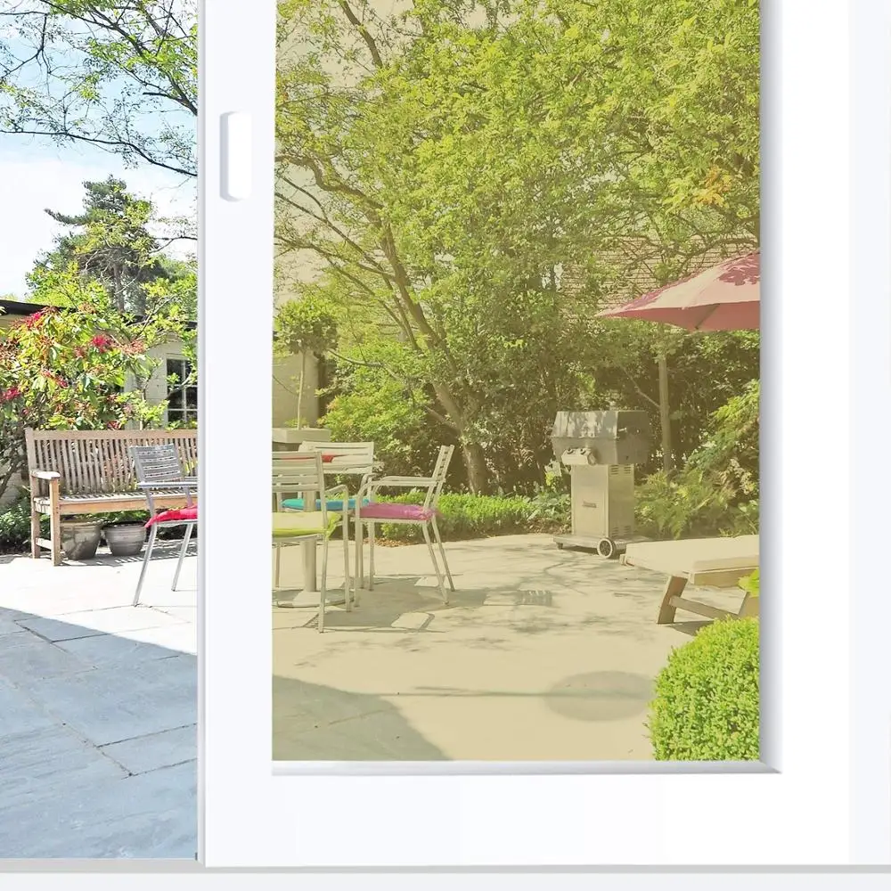 60x200 см/рулон Золотой Серебряный оконный оттенок одностороннее зеркало оконная