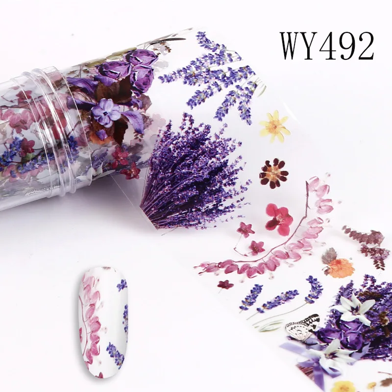 1 коробка наклеек для ногтей серия осенних кленовых листьев Фольга переводная