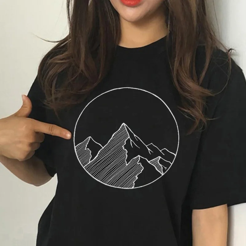 Футболка женская в стиле Харадзюку креативный топ с забавным графическим