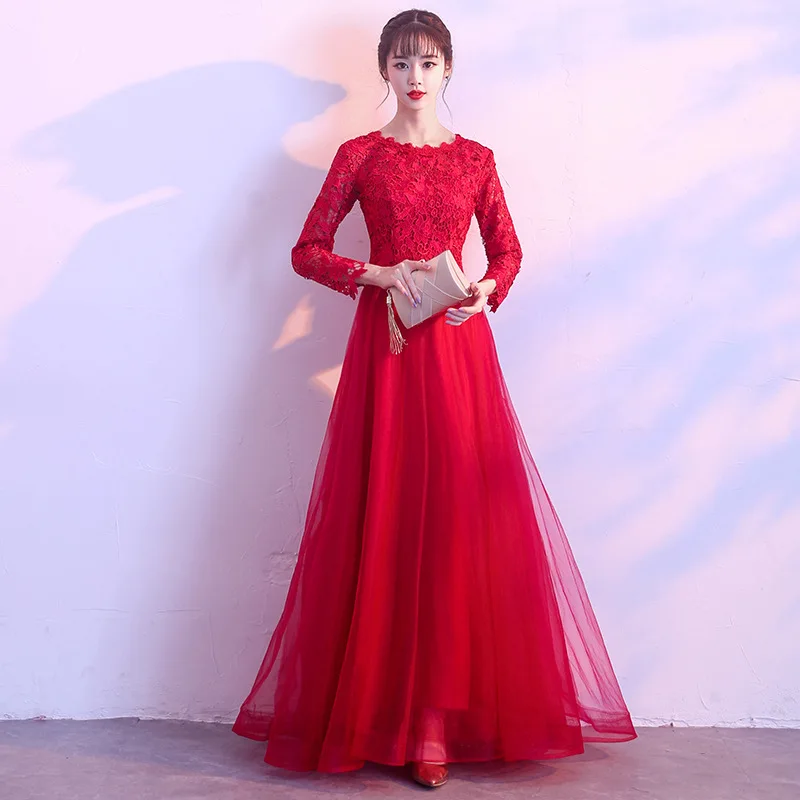Сексуальное Кружевное ажурное женское платье Cheongsam китайское свадебное для
