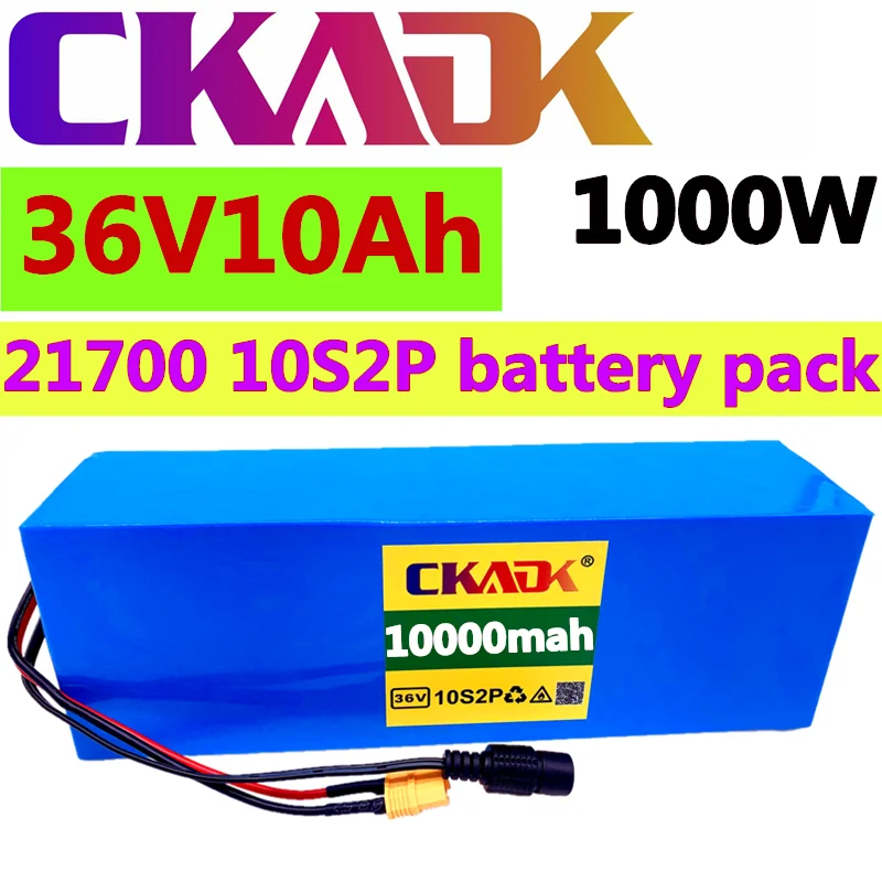 

36V battery (built-in bms) 10ah 21700 rechargeable lithium battery pack for electric bicycle scooter free shipping laudation