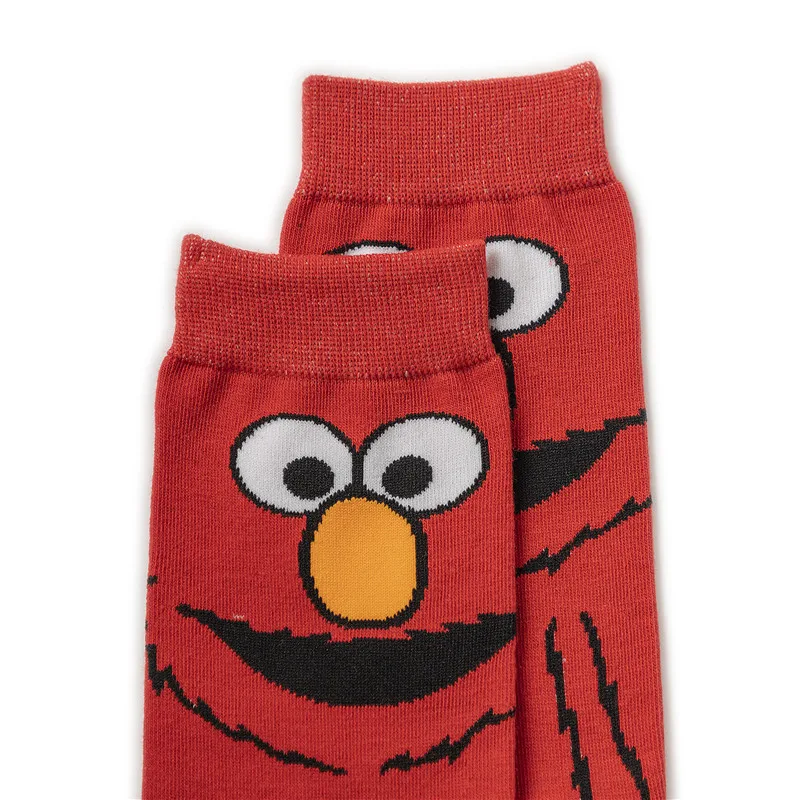 Носки с изображением Улица Сезам косплей Элмо печенье аксессуары мужские носки
