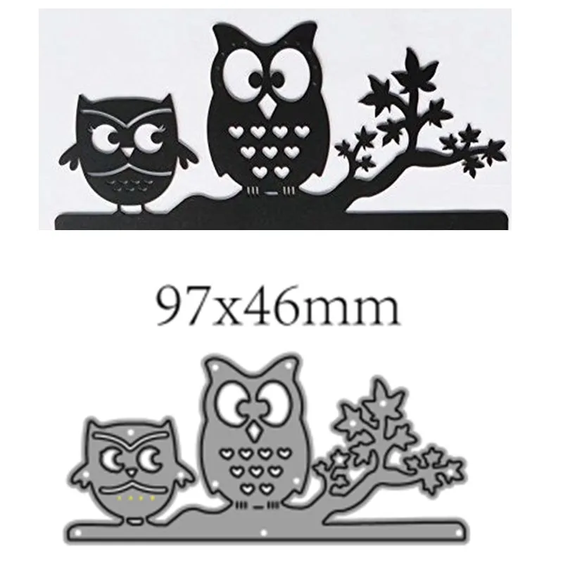 

Металлические вырезанные штампы, животные, Сова, украшение, скрапбукинг, бумажный ремесленный нож, форма, лезвие, штампованные трафареты