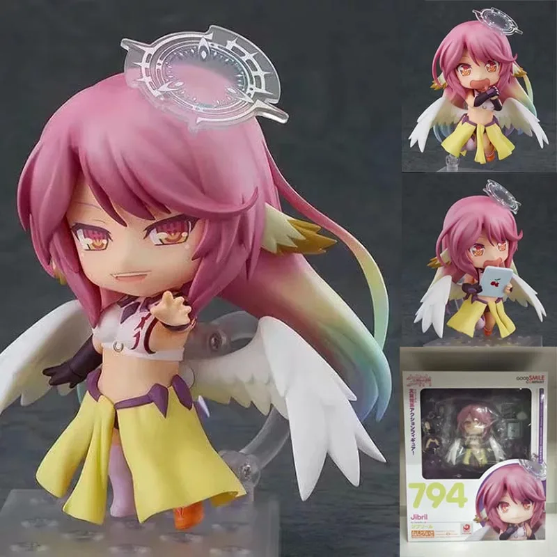 Аниме Нет игры нет жизни Джибрил 10 см ПВХ Фигурки игрушки коллекционные модели