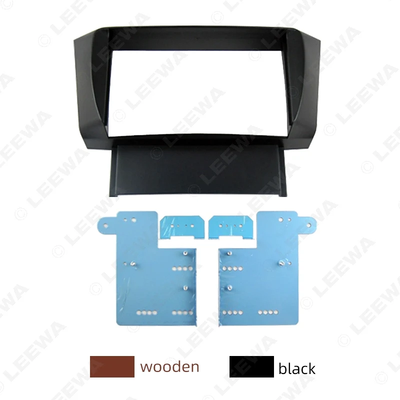 LEEWA Car 2DIN Audio Stereo Fascia Frame Adapter For LEXUS LS-430 TOYOTA Celsior Dash Panel Installation Mount Trim Kit #CA4918 |