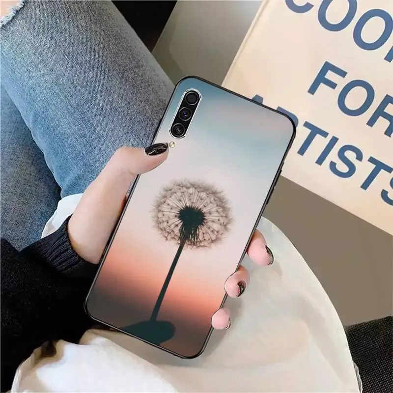 

Dandelion flying flower art Phone Case For Samsung galaxy S 9 10 20 A 10 21 30 31 40 50 51 71 s note 20 j 4 2018 plus