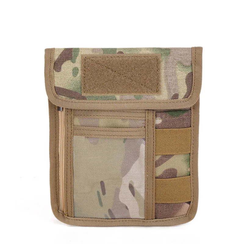 Outdoor New Camouflage Tactics Hanging Neck Bag Works Student Card Exhibition Set