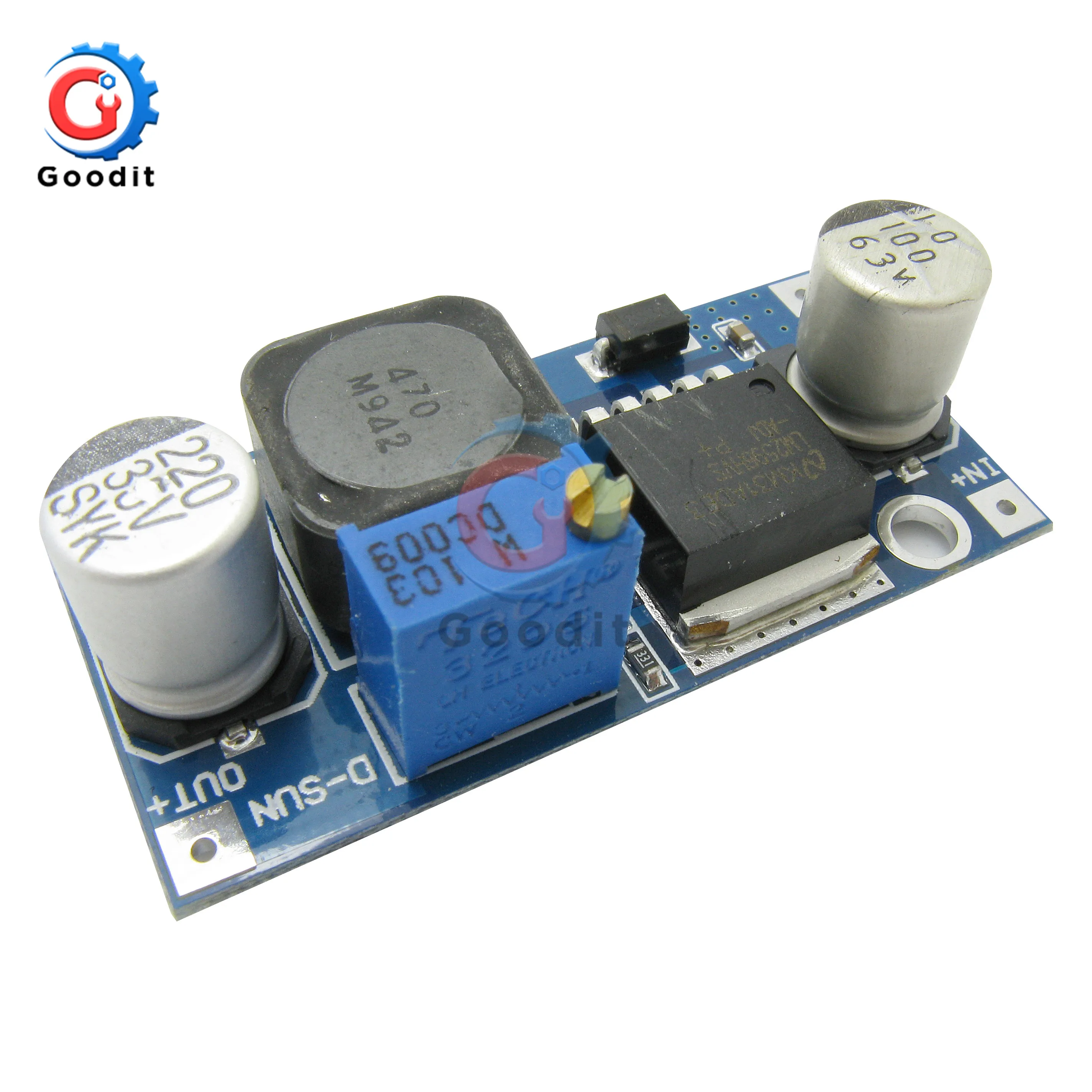 DC-DC Adjustable Step Down Buck Converter Power Module 4.5-50V To 3-35V Urrent limiting LM2596HVS LM2596 HV LM2596HV | Обустройство